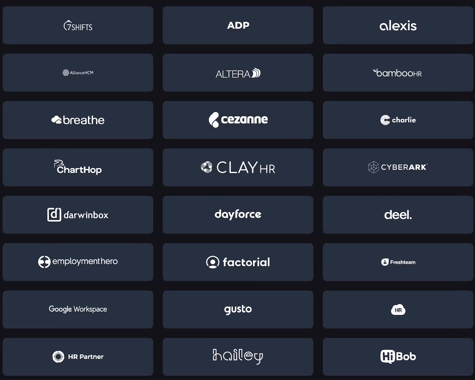 Merge's HRIS integrations