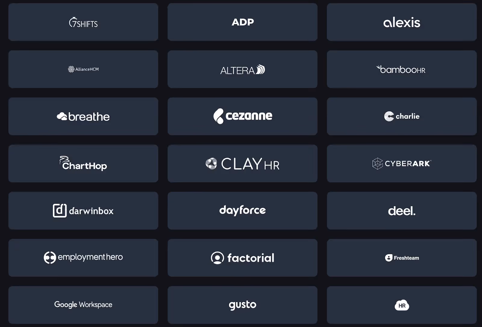 Merge's HRIS integrations