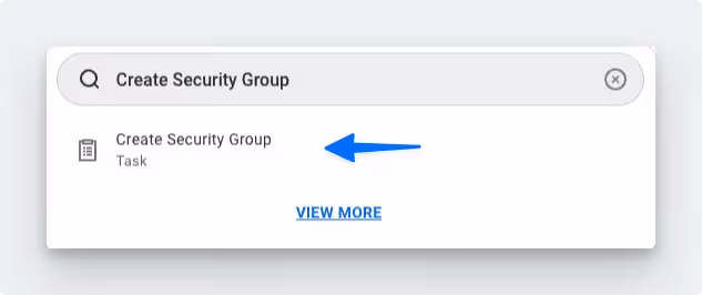 Creating a Security Group