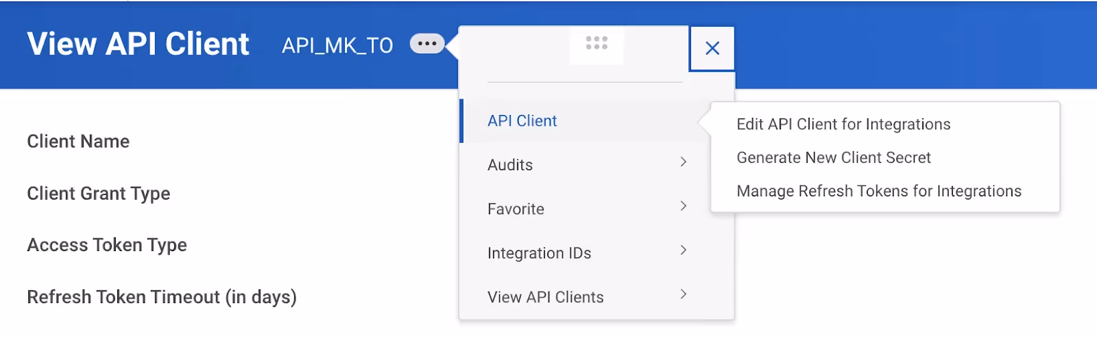 Generating a refresh token