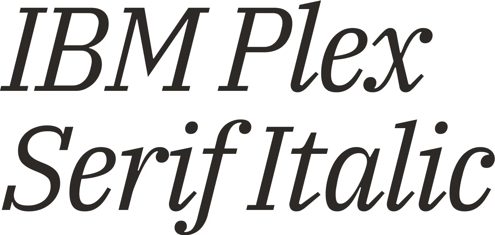 Merge's tertiary typeface