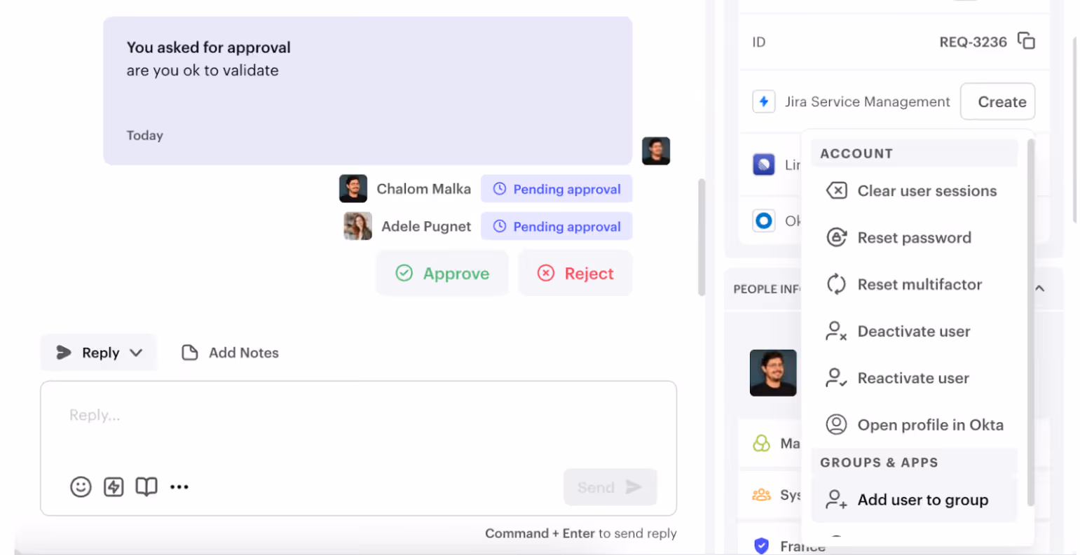 How IT can add employees to a group in a SCIM directory system