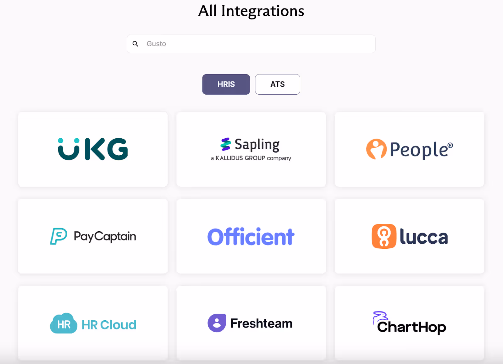 Disclo's public integration marketplace