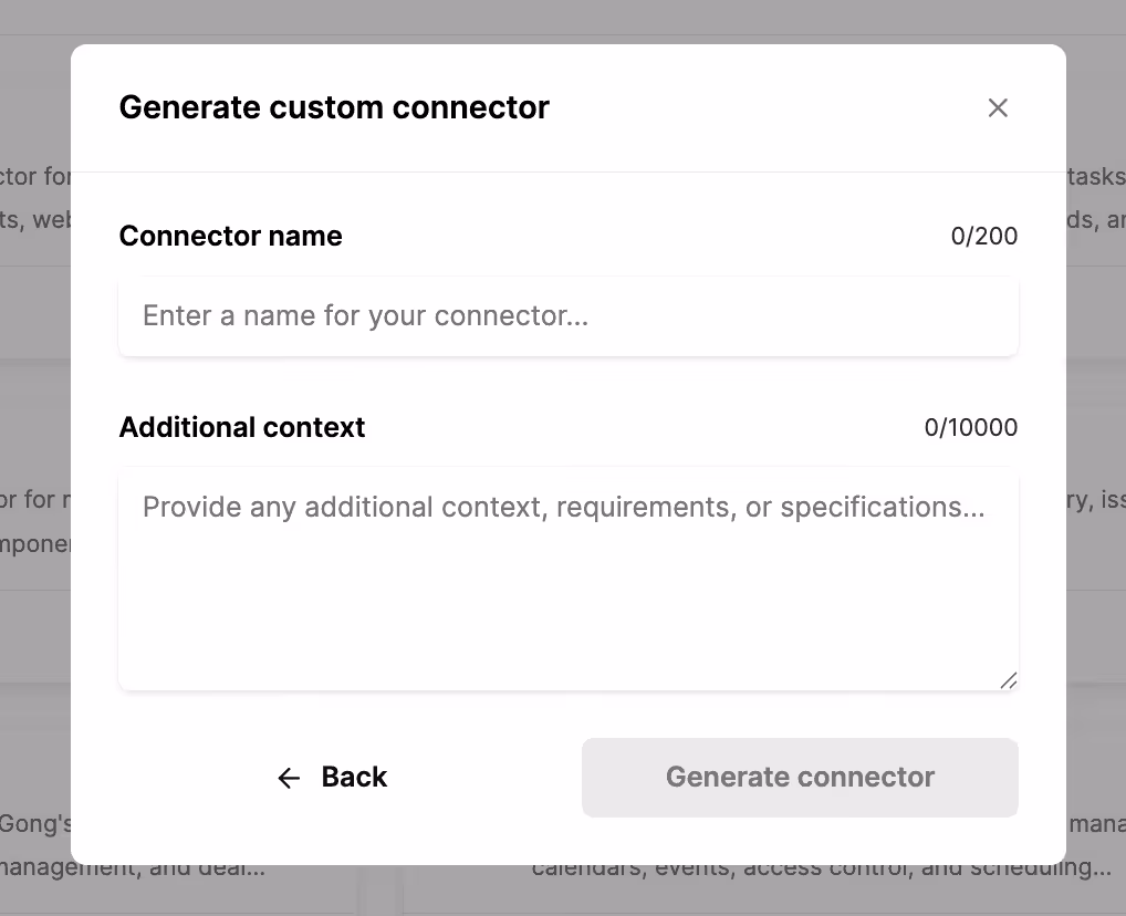 How to create custom connectors in Merge Agent Handler