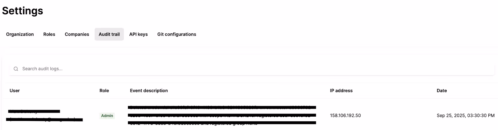 Merge Agent Handler lets admins monitor any actions taken by users