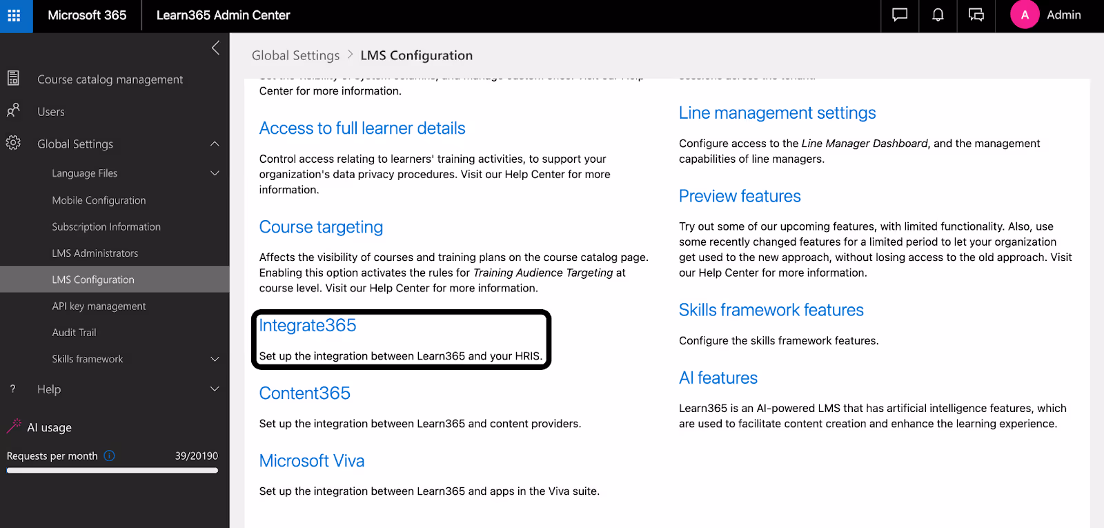 How to access Integrate365 in Zensai