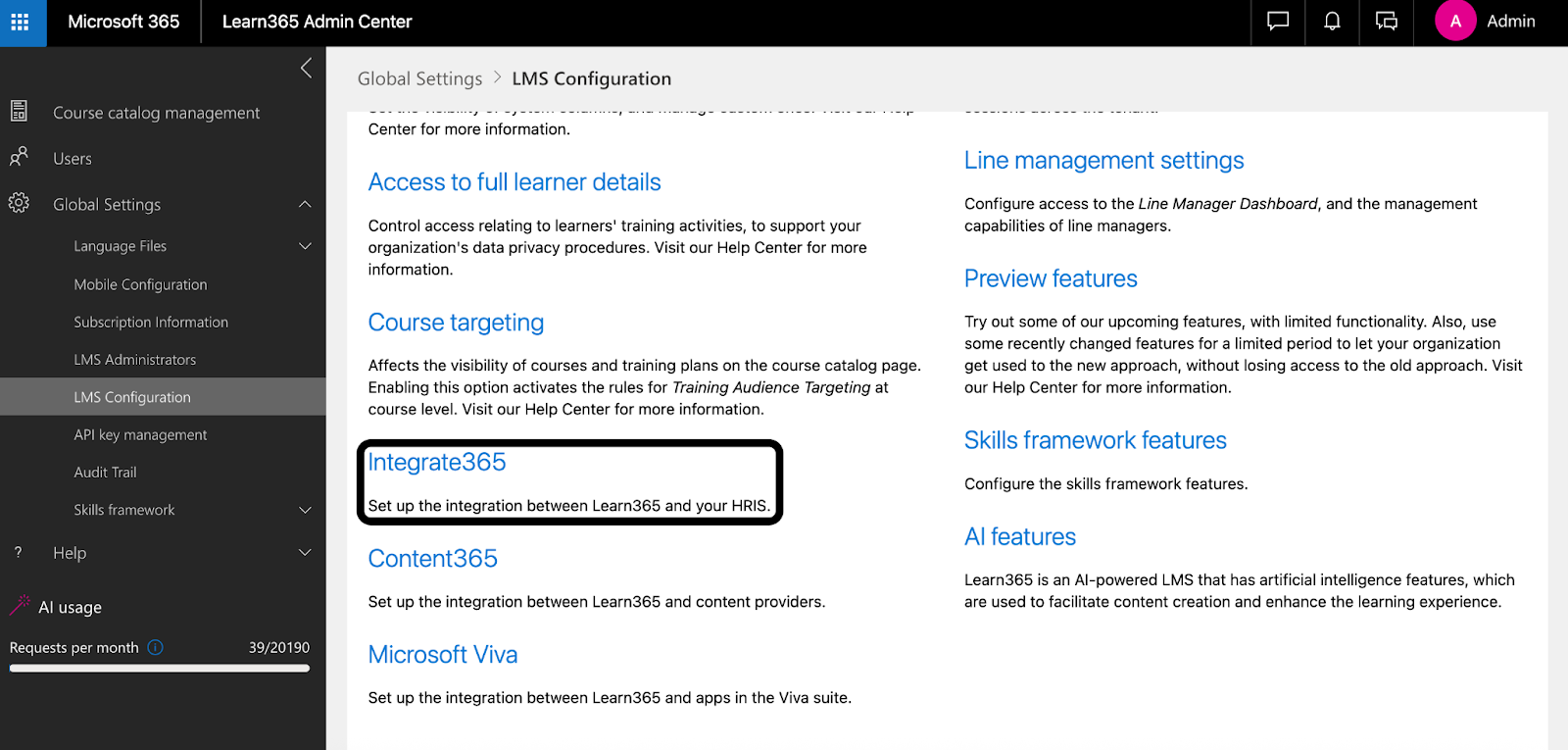 How to access Integrate365 in Zensai