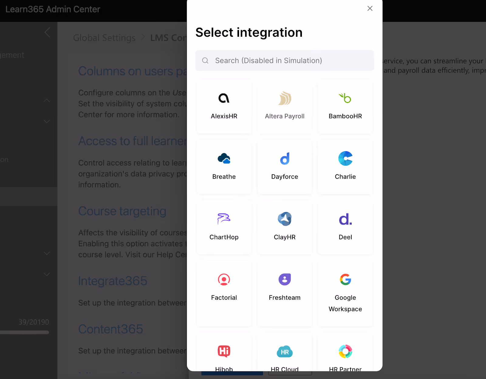 How Merge Link appears within Integrate365