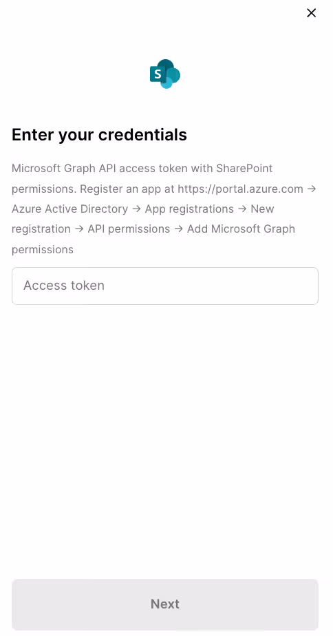 A snapshot of Merge Link for Sharepoint