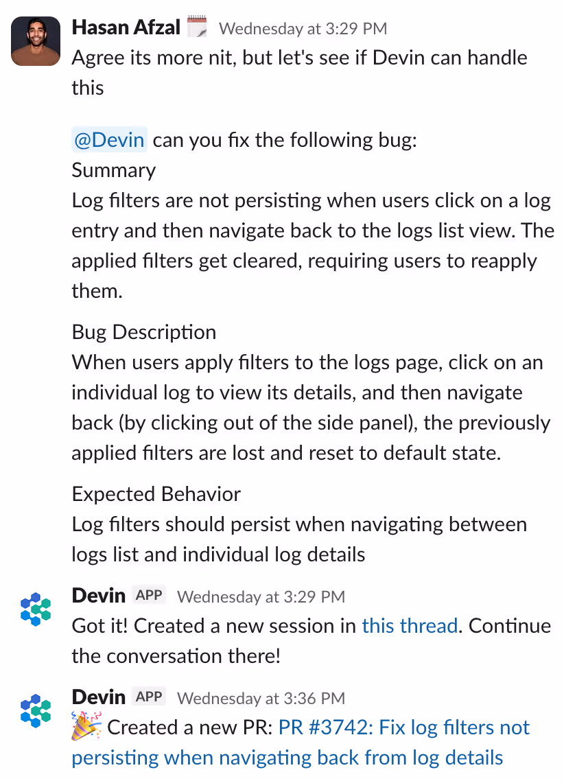 How we outsource bugs to Devin, an AI agent