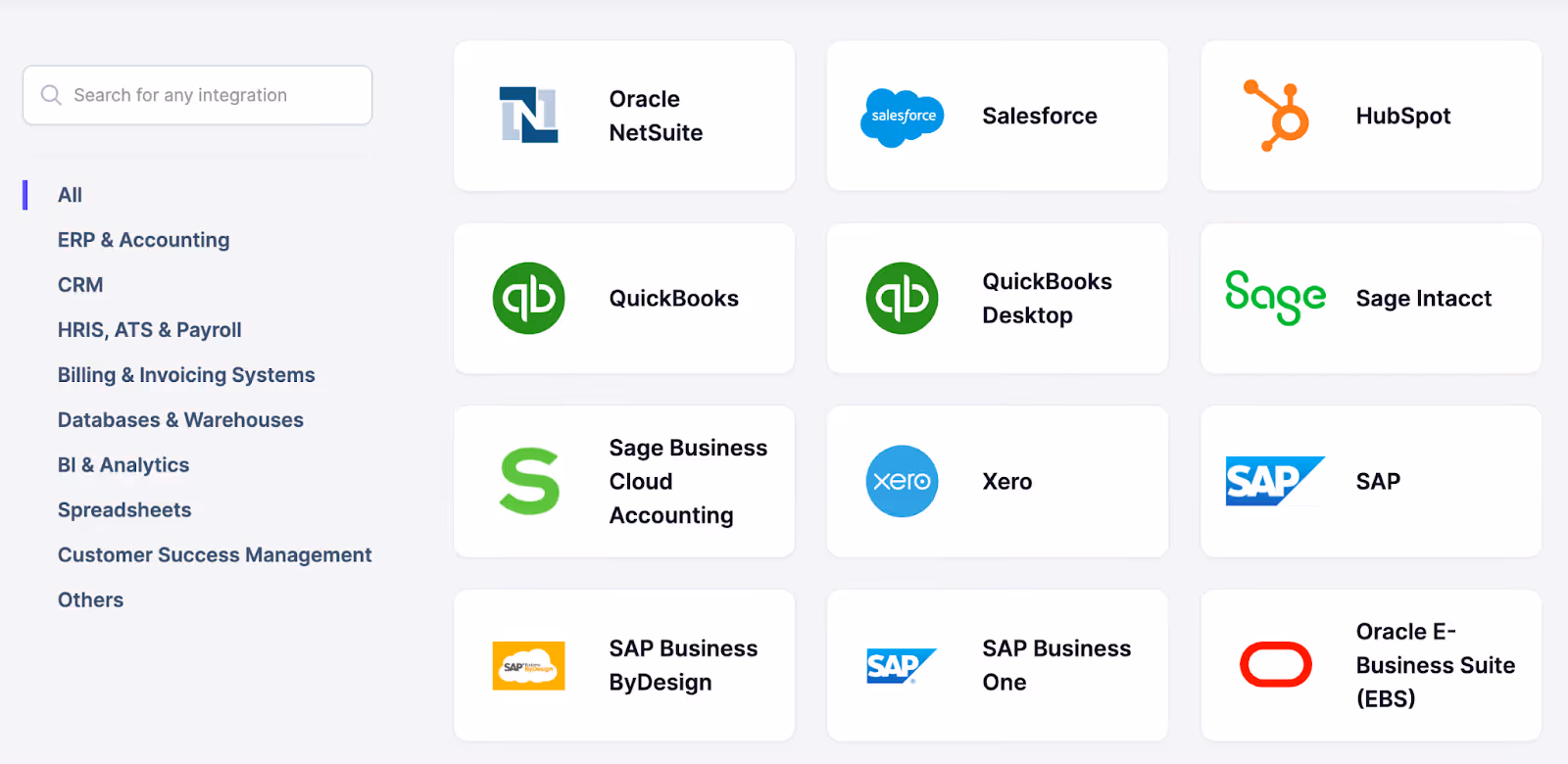 Drivetrain's integration marketplace