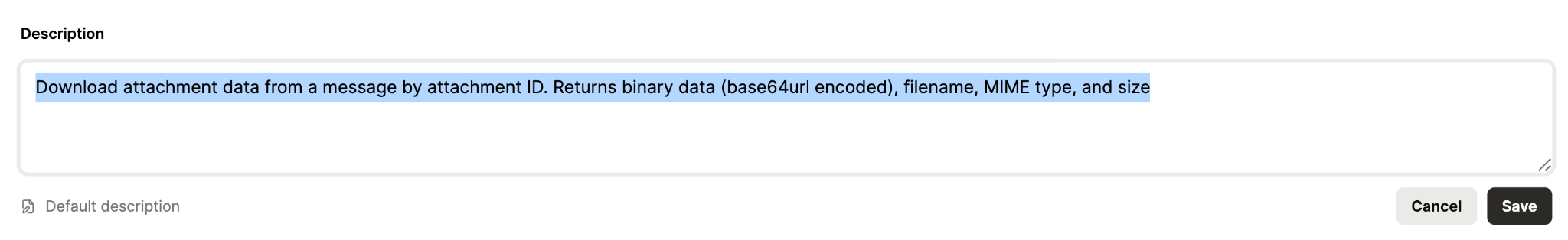 How Merge Agent Handler lets you edit tool descriptions