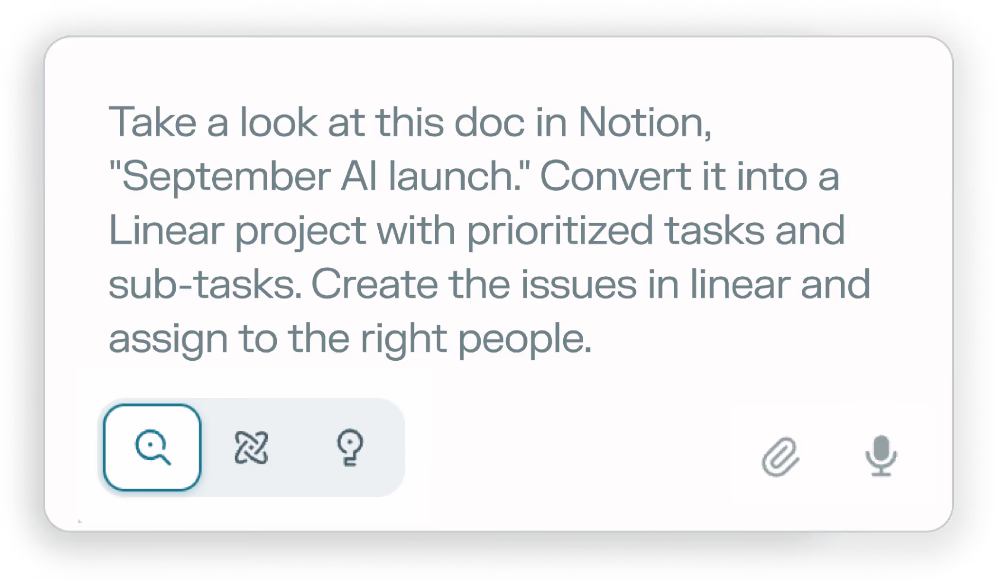 How Perplexity’s AI agent can use the Linear connector to create and populate issues