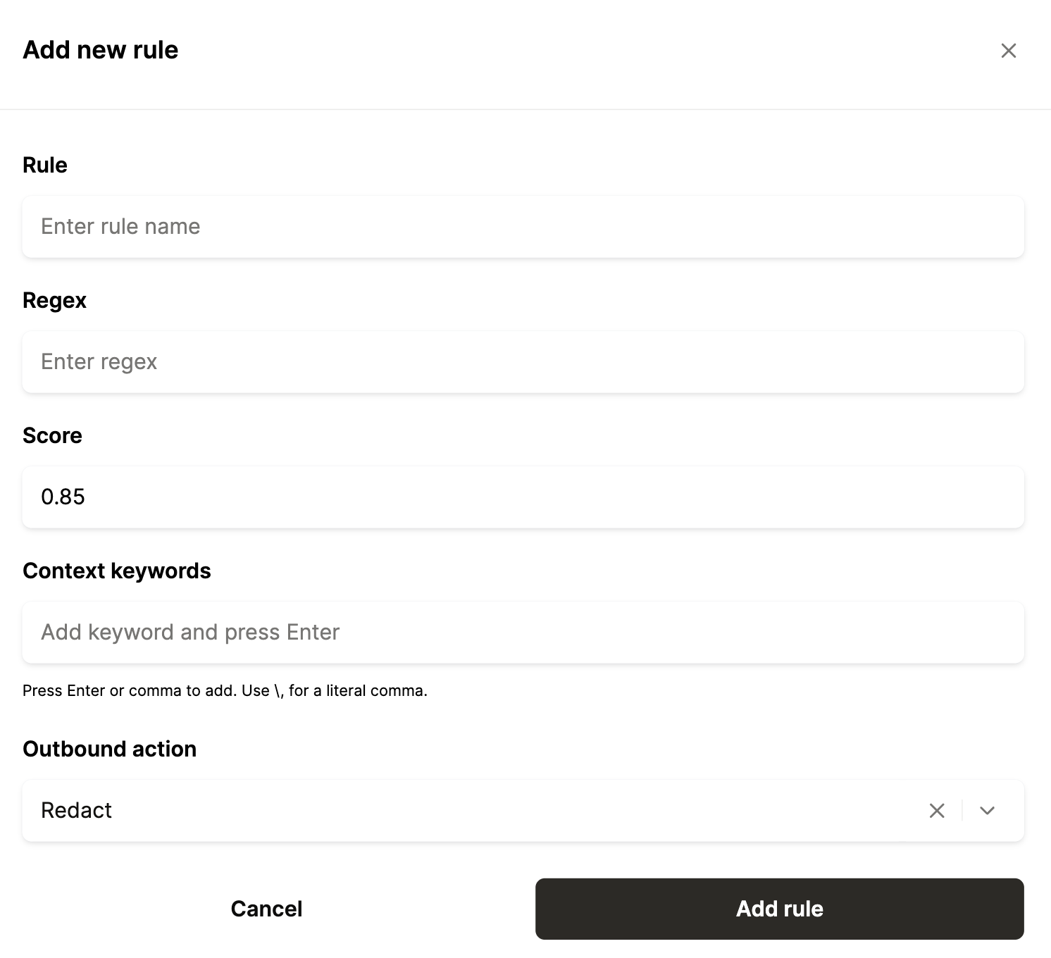 How to create custom rules in Merge Agent Handler