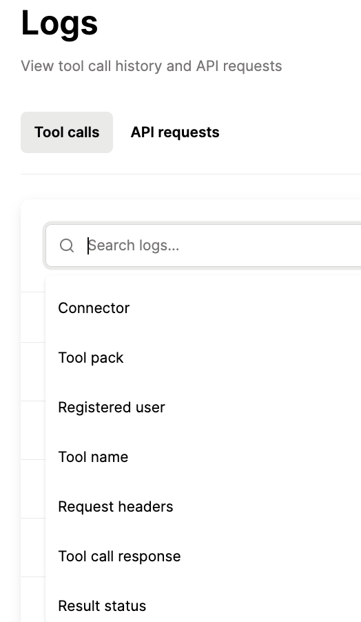 Screenshot of Merge Agent Handler's searchable log functionality