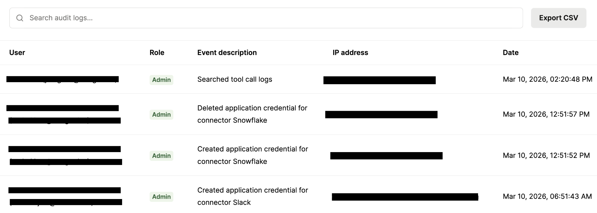 Merge Agent Handler's Audit Trails