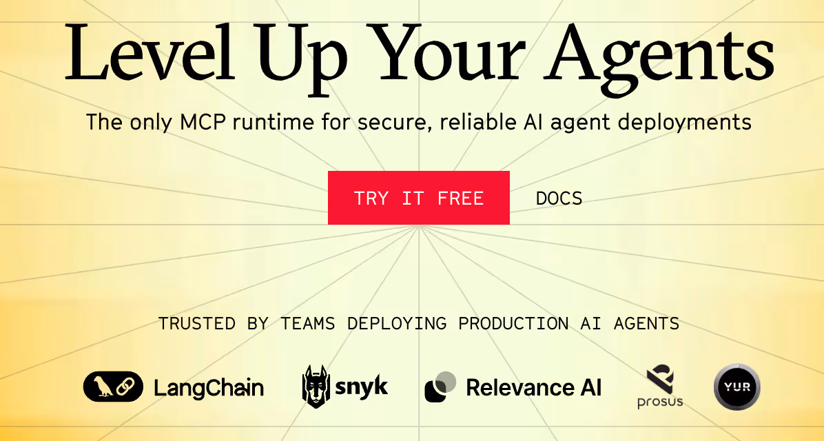 Arcade's homepage