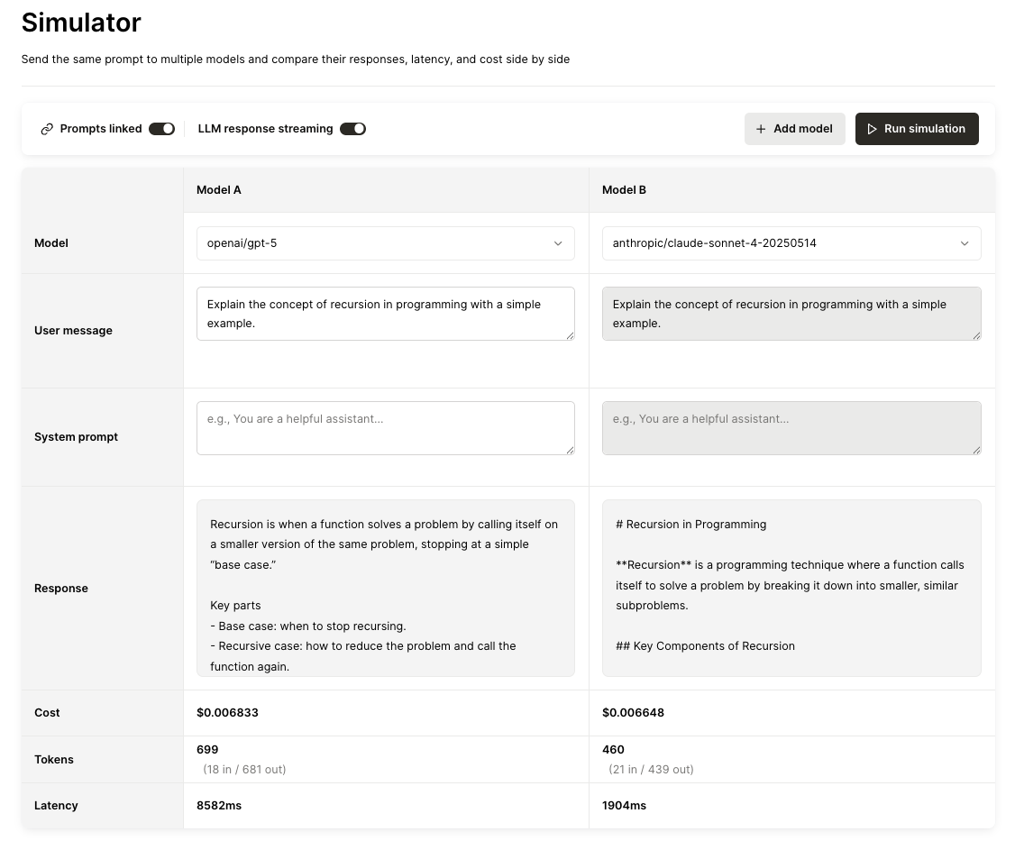 How Merge Gateway's Simulator works