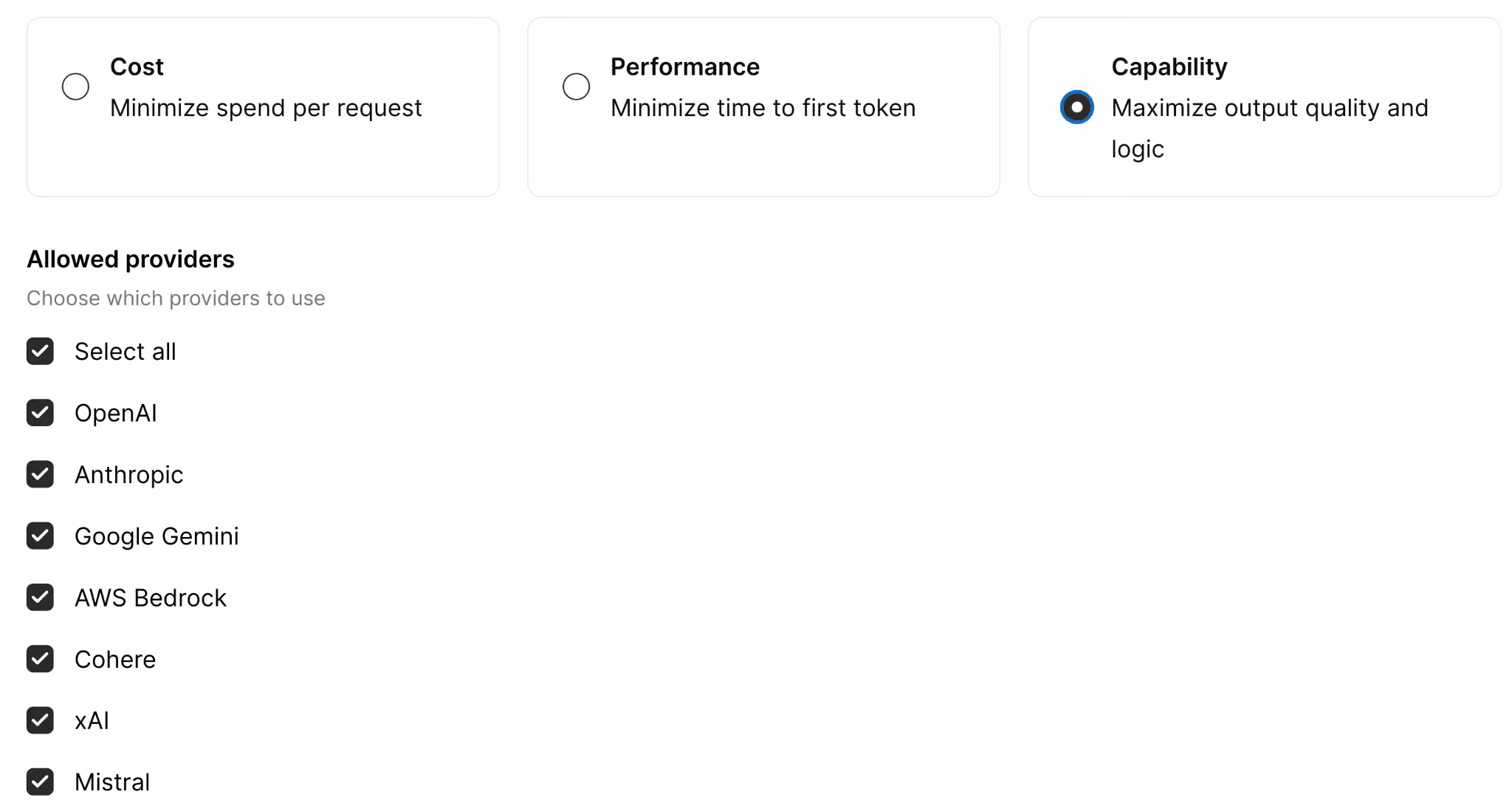 Merge Gateway lets you implement routing strategies
