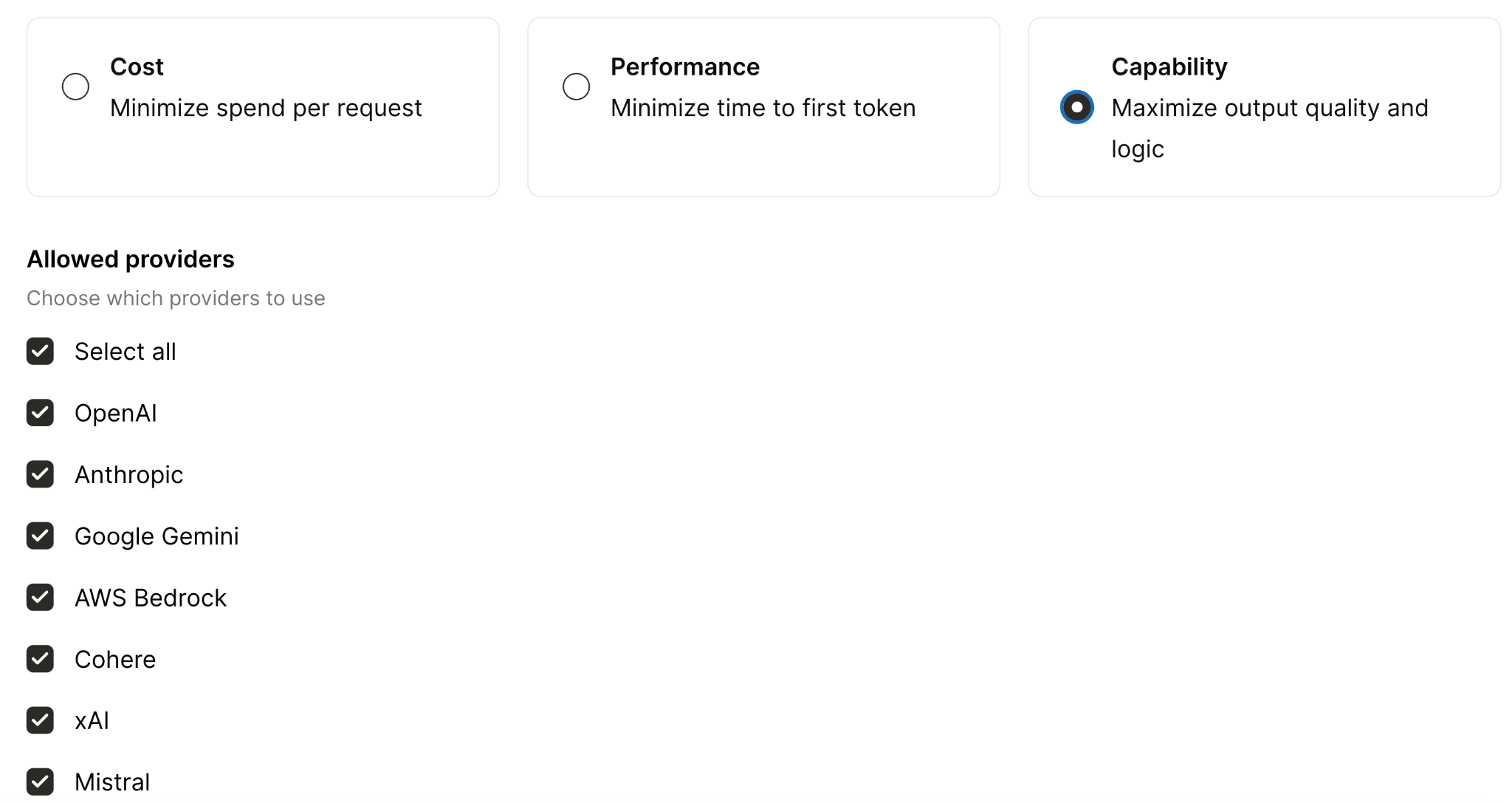 Merge Gateway lets you implement routing strategies