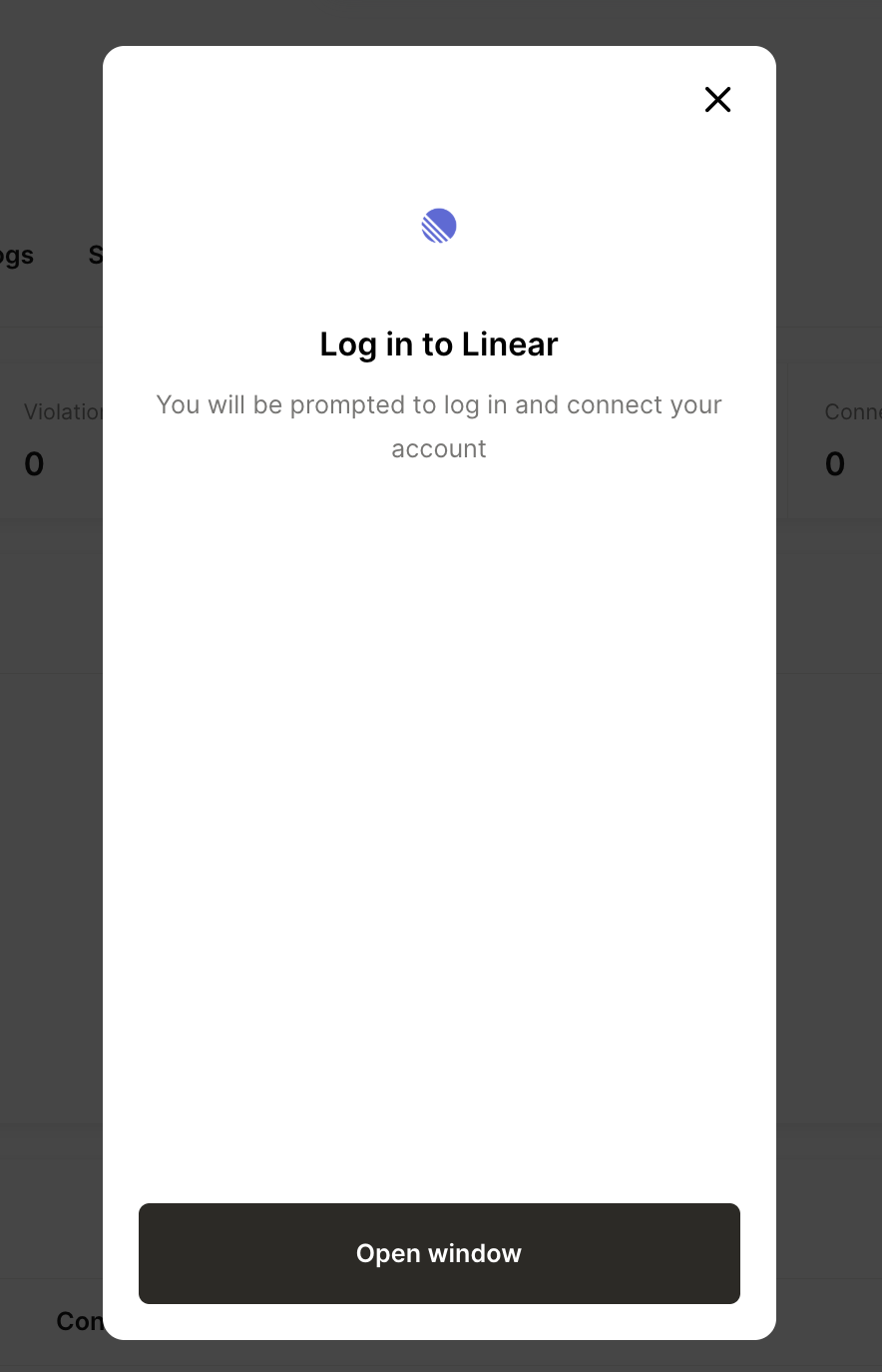 How to authenticate Linear