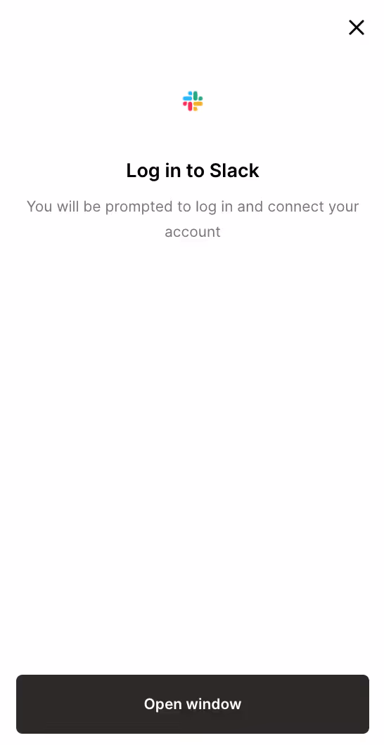 Authenticating Slack