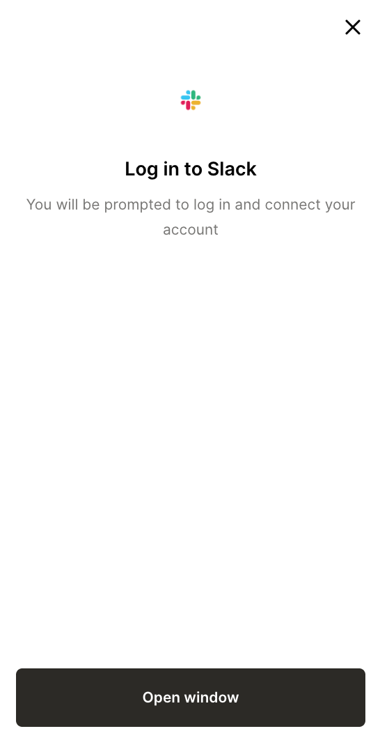 Authenticating Slack