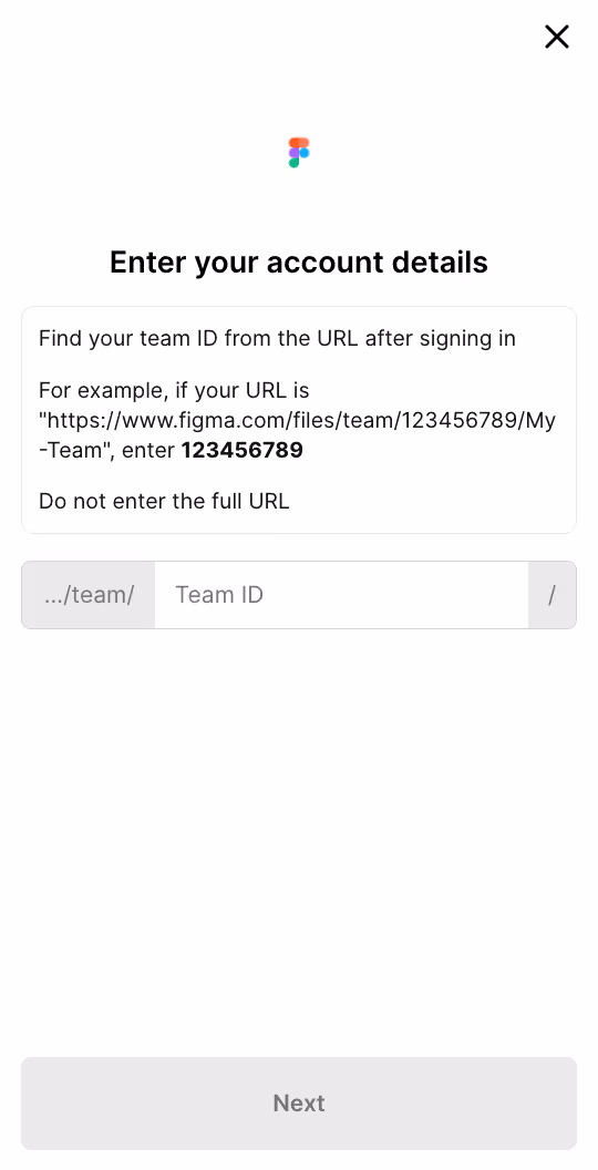 Figma auth flow
