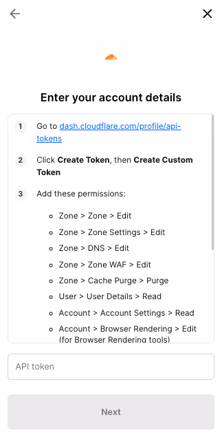 Authenticating Cloudflare