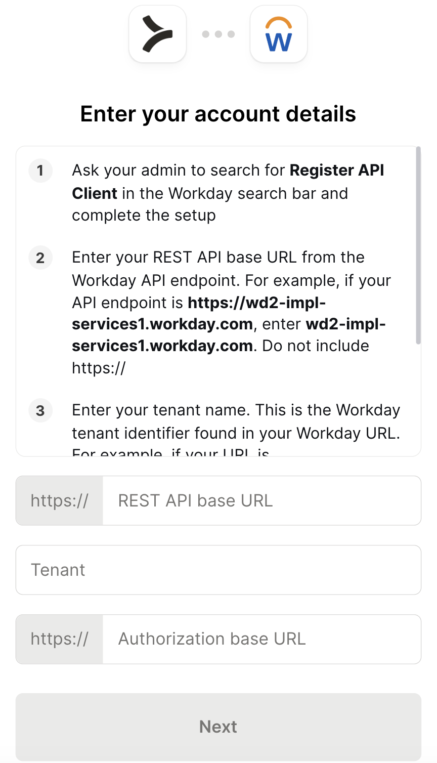 Authenticating to Workday