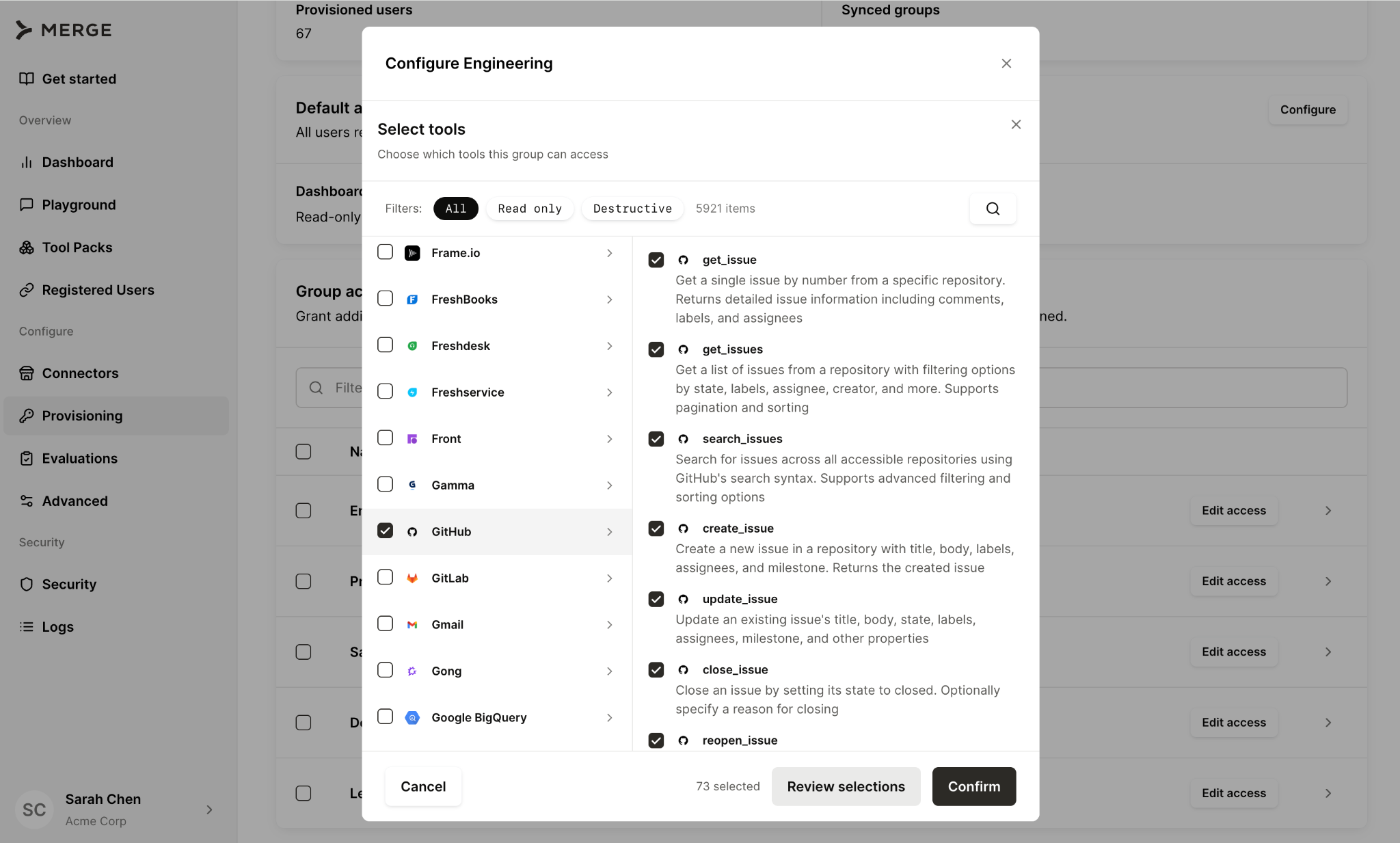 Updated Tool Pack selector UX