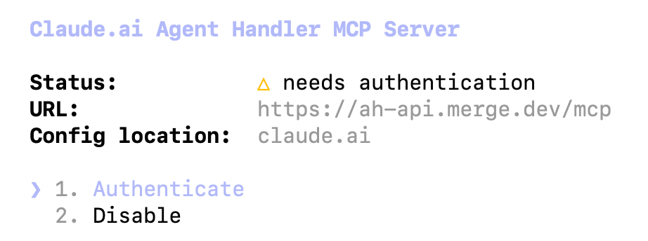 How to start auth flow in Claude