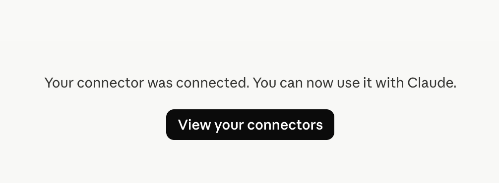 Confirmation screen