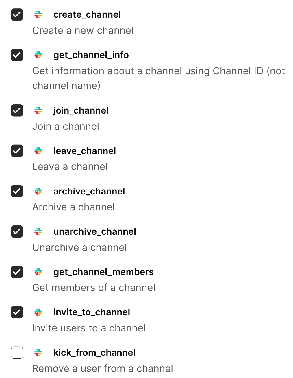 How to revoke access to a specific action