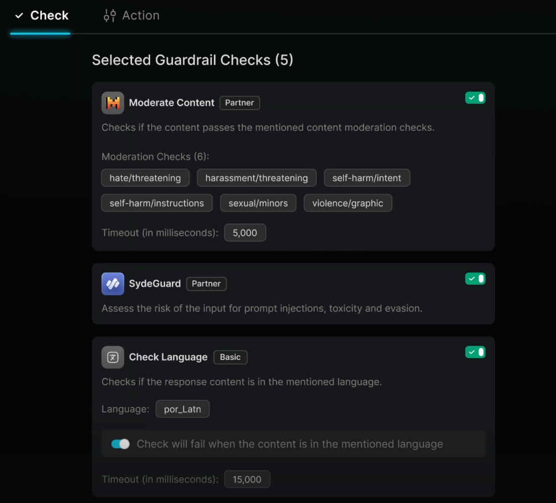 How you can set guardrails in Portkey's gateway to check requests and responses against your policies