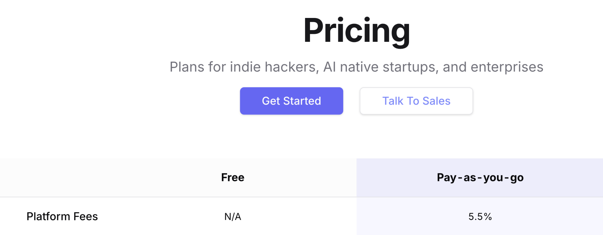 OpenRouter offers a "Free" plan that covers 50 requests per day