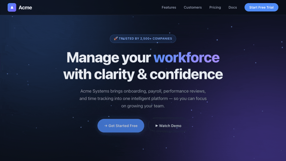 Mock up homepage from Deepseek V4 Pro