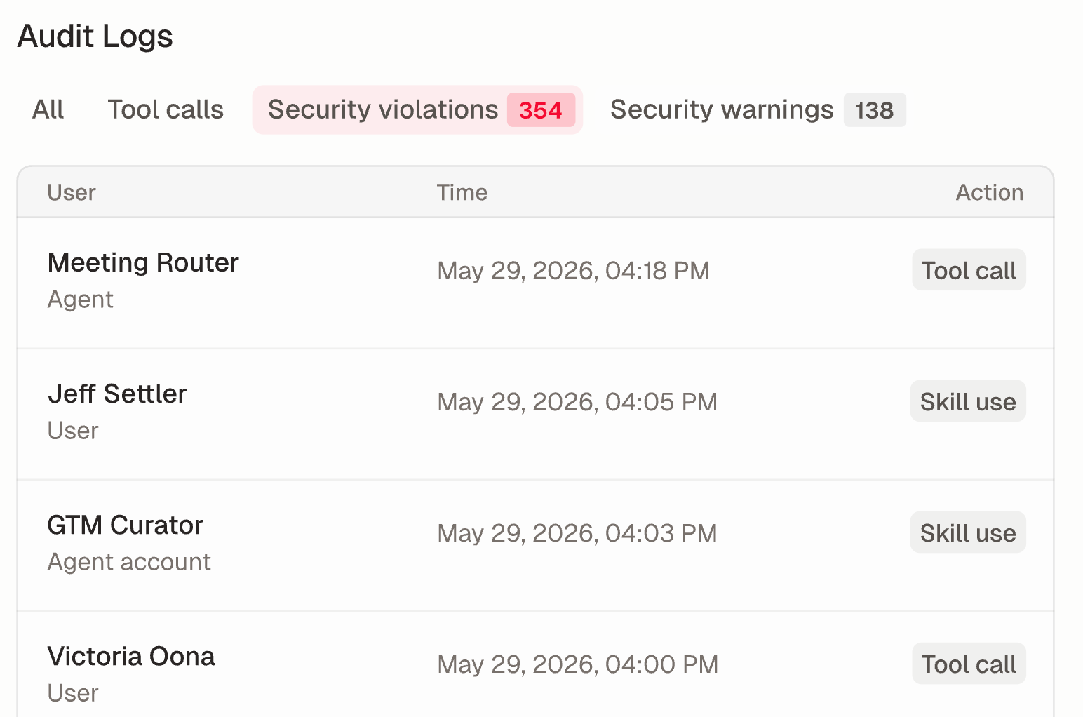 How Runlayer flags security issues