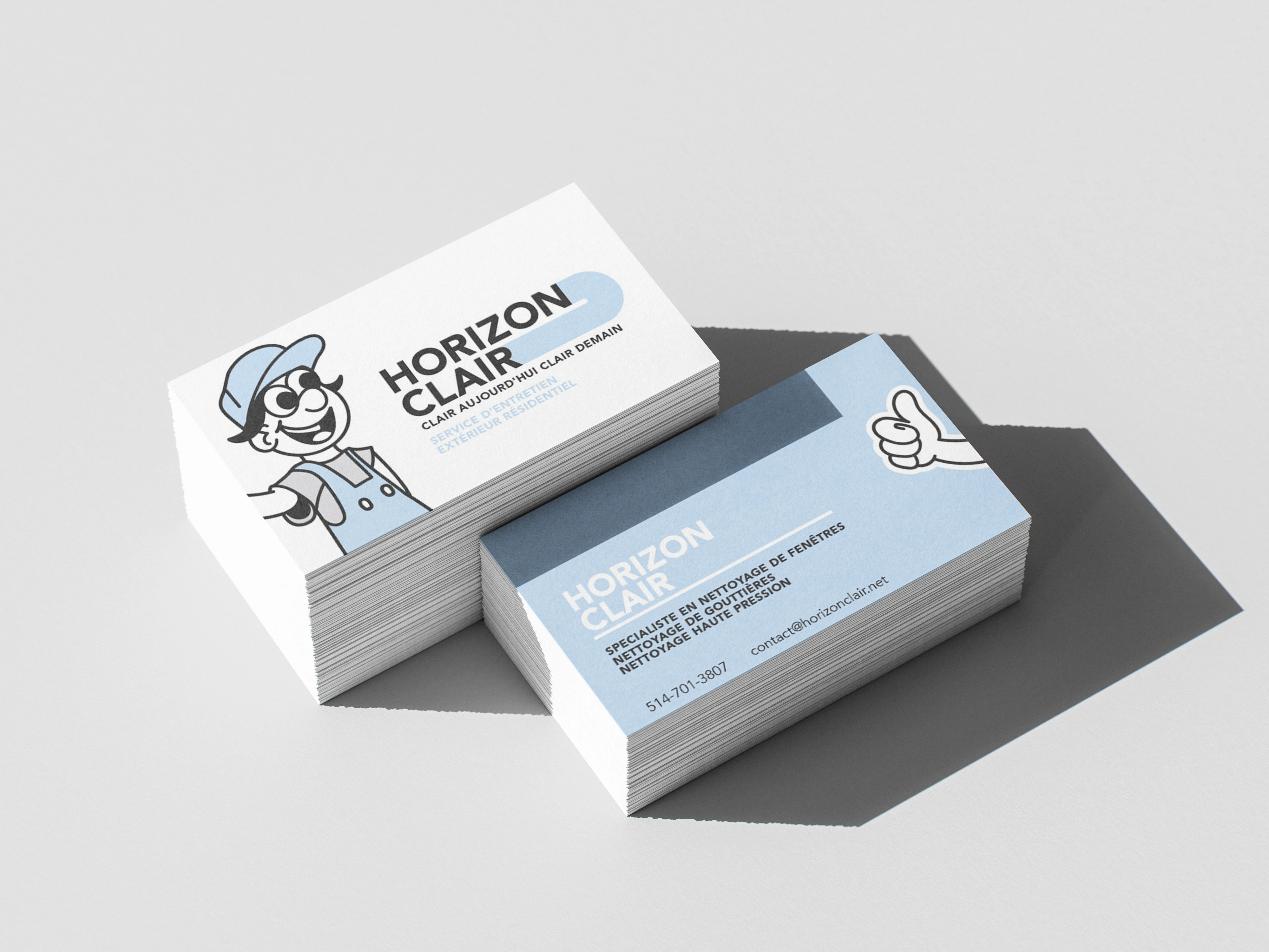 Business cards for Horizon clair