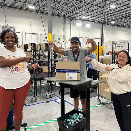 Stitchfix warehouse employees