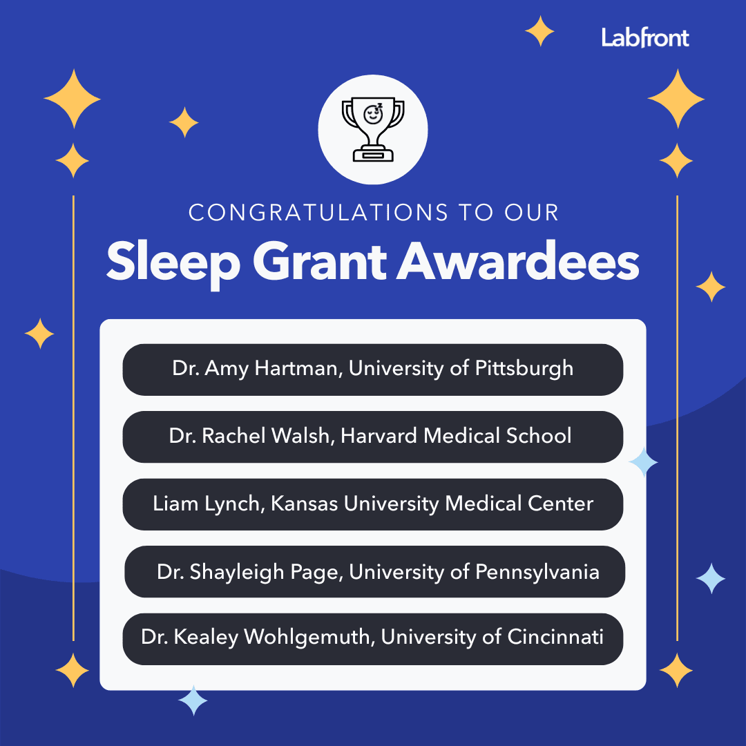 sleep research grant winners