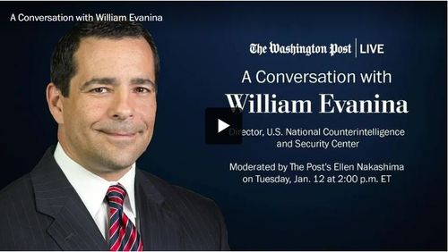 A Conversation with William Evanina
