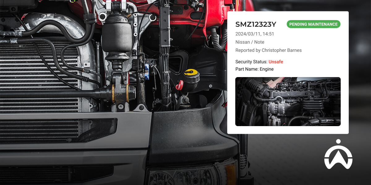 Maintenance platform managing commercial trucks.