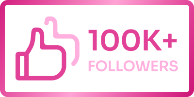 Badge - 100K+ followers