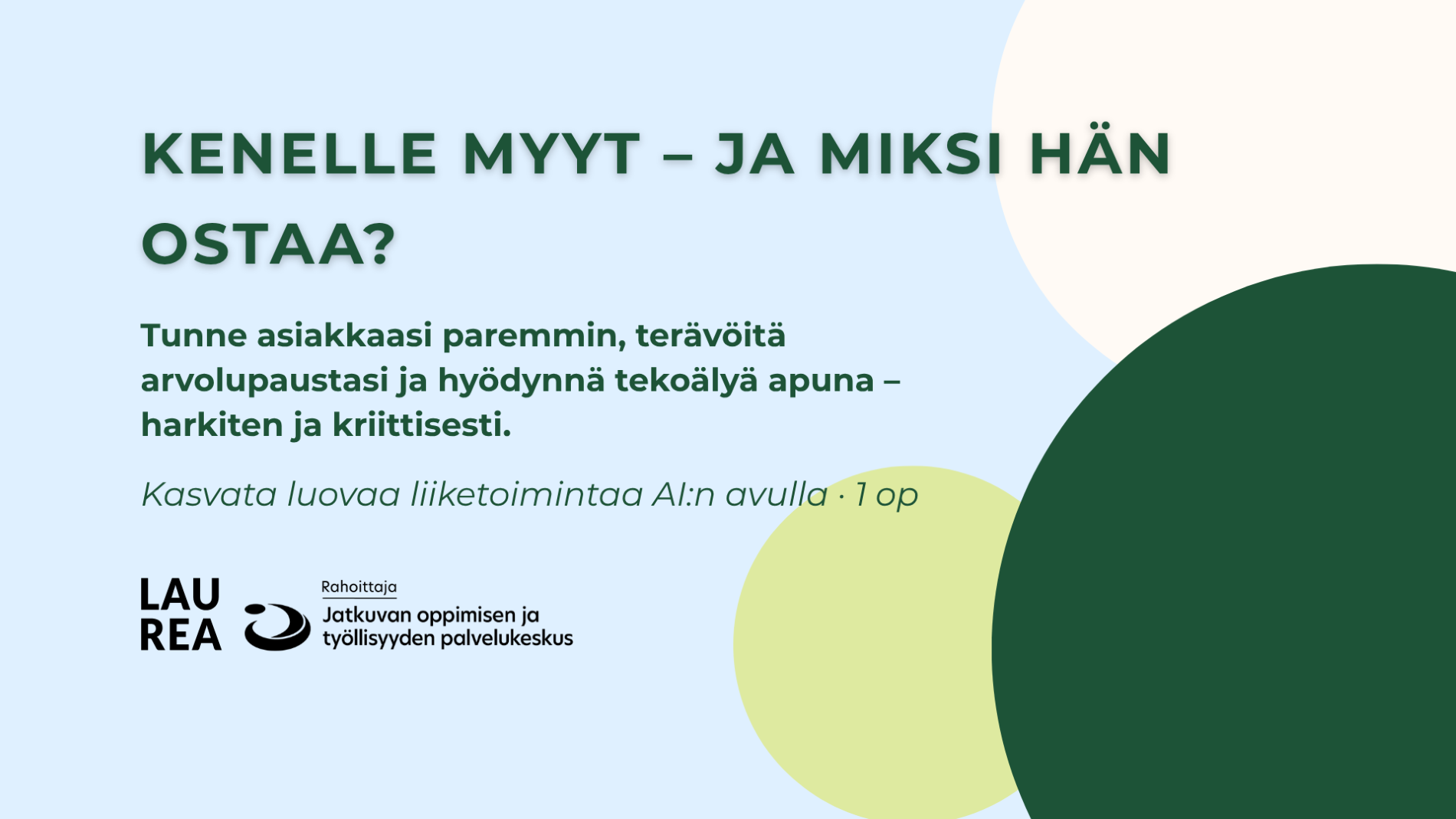 Miten pitää suunta ja tarttua uusiin mahdollisuuksiin? – Luova Kasvu tarjoaa työkaluja luovien alojen yrittäjille