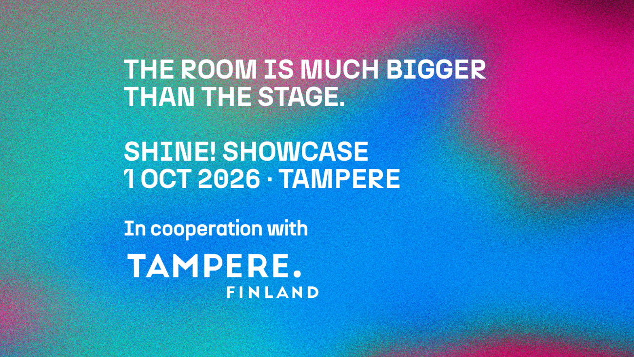 At SHINE!, the room is much bigger than the stage