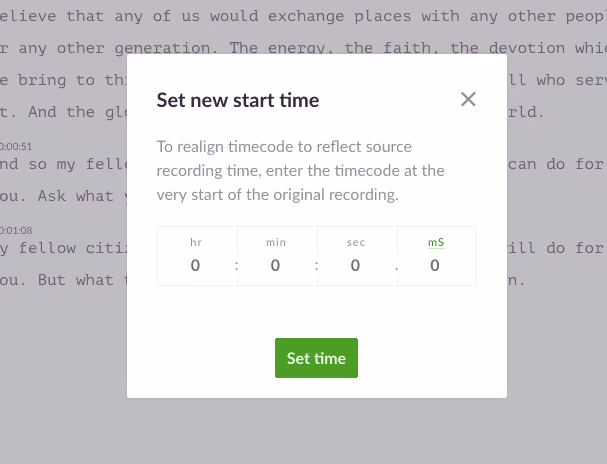 Time-code realignment feature: a game-changer for broadcasters and podcasters