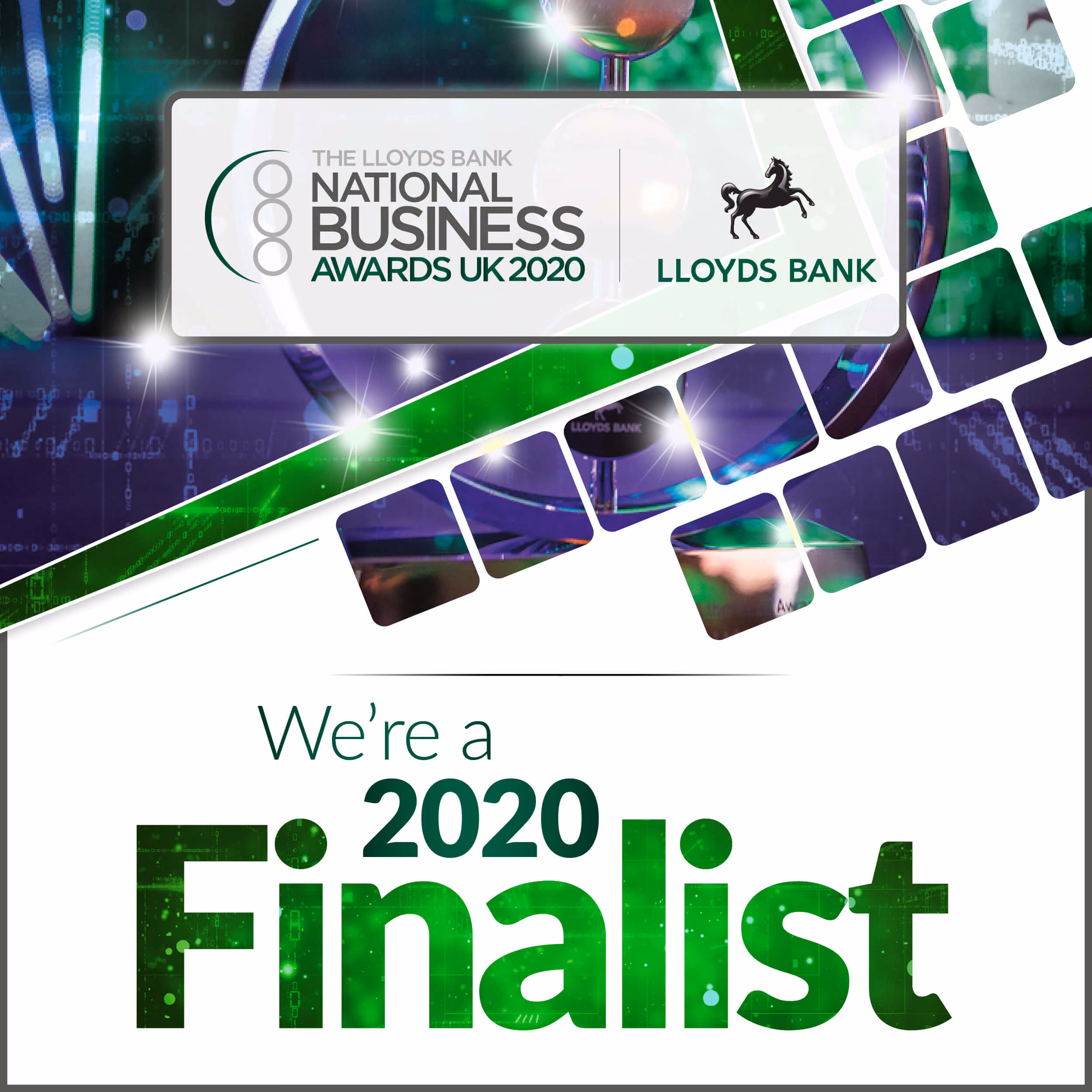 Trint is a finalist for the Lloyds Bank Small to Medium Sized Business of the Year Award and the Artificial Intelligence Award 2020.