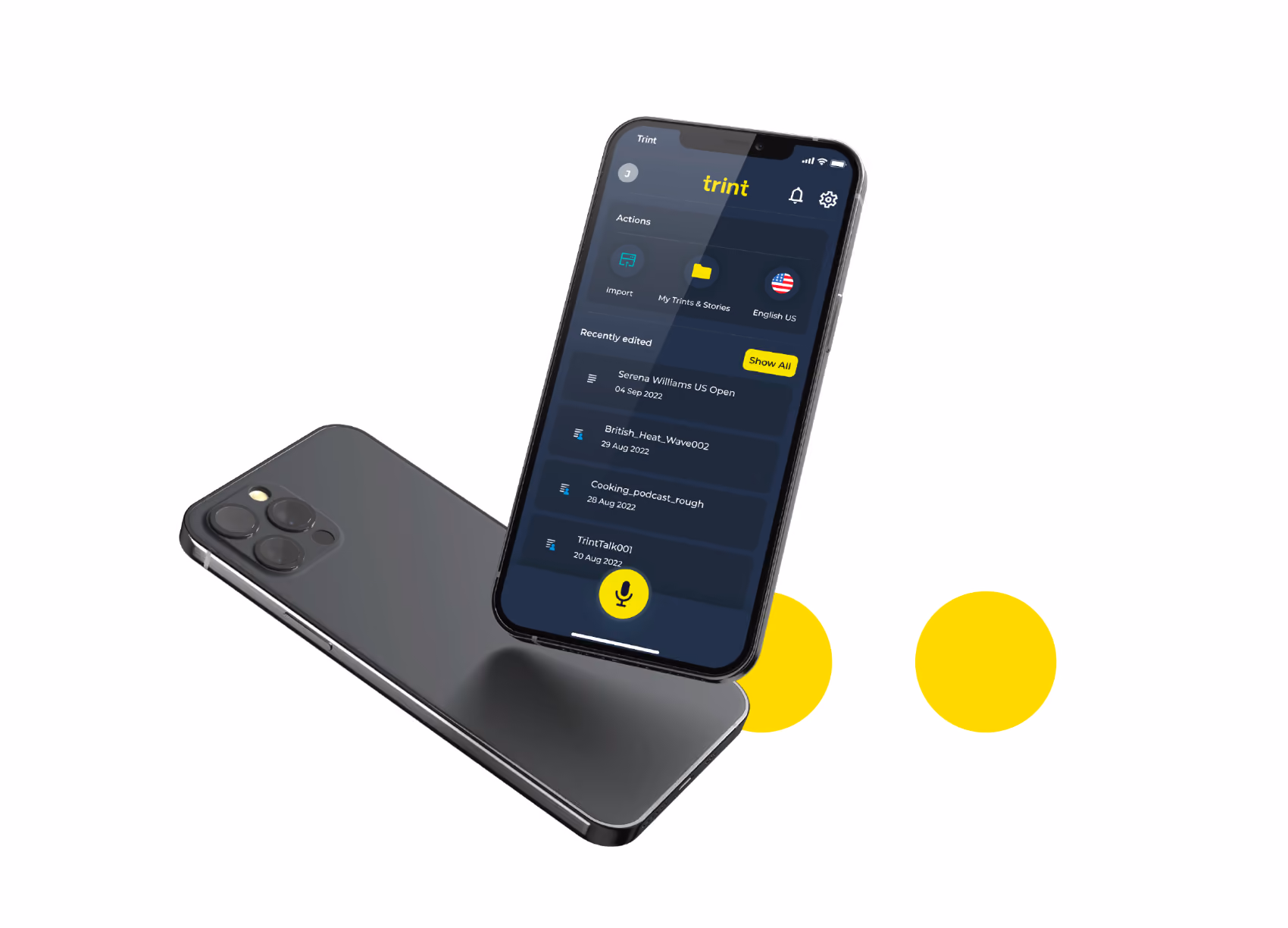 Our redesigned mobile app helps speed up content creation with tools to capture audio, transcribe and verify text from anywhere.