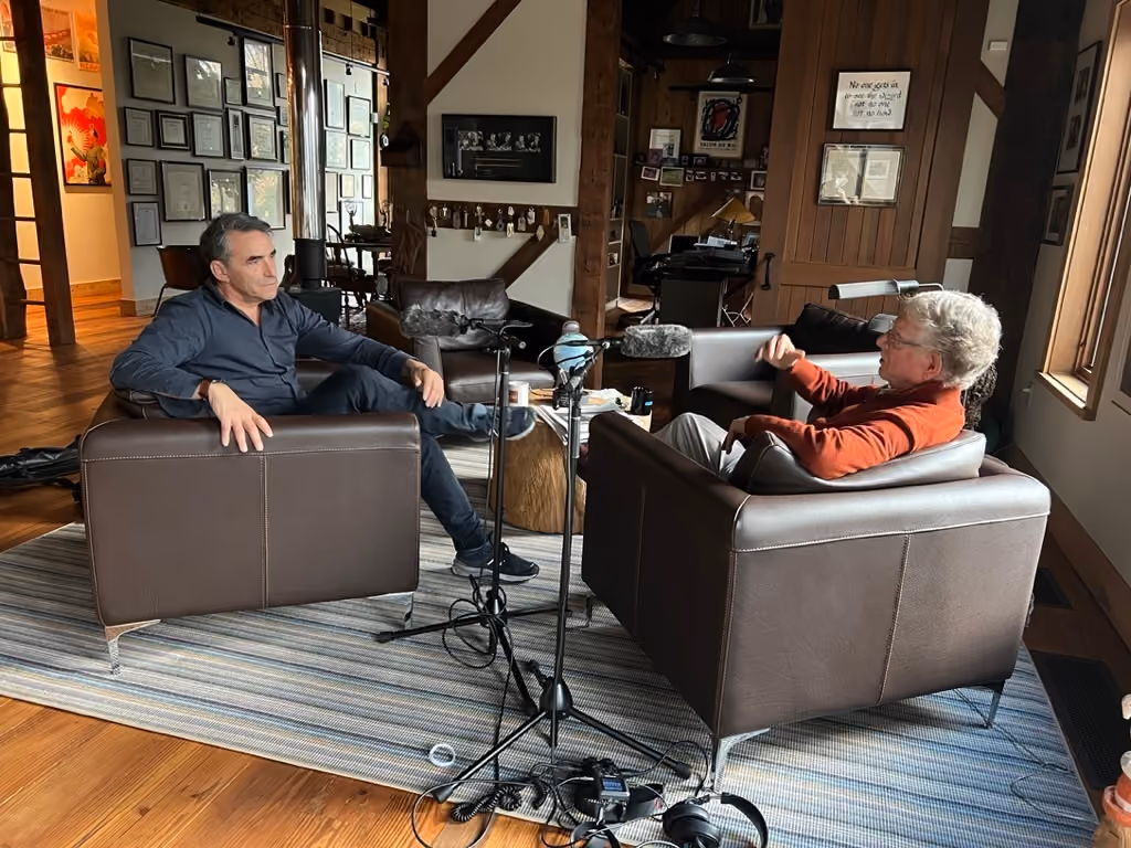 Jeff Kofman talks to Ted Koppel about the first televised war. Listen now on Apple Podcasts, Spotify, Google Podcasts and Amazon Music or read the full transcript below.
